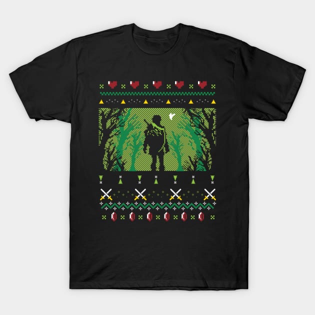 The Legend Ugly Sweater T-Shirt by DANDINGEROZZ